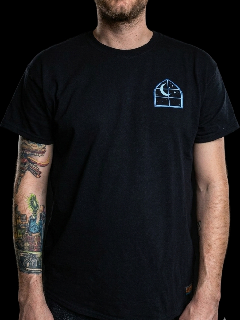 Steven Rhodes "Sleep Is My God Bed Is My Church" Graphic Tee